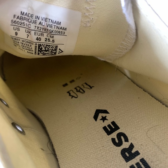 White Canvas Sneakers - Picture 6 of 7